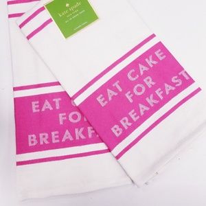 Kate Spade "Eat Cake for Breakfast" Kitchen Towel